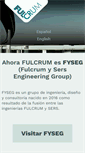 Mobile Screenshot of fulcrum.es