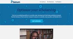 Desktop Screenshot of fulcrum.org